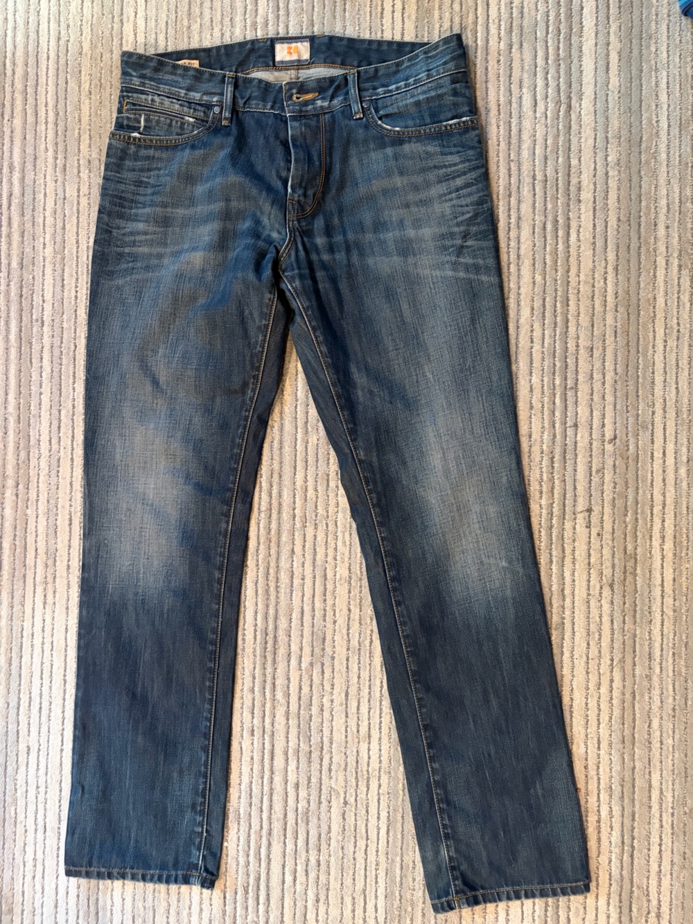 Men's Blue Hugo Boss Jeans - Classic Straight Fit